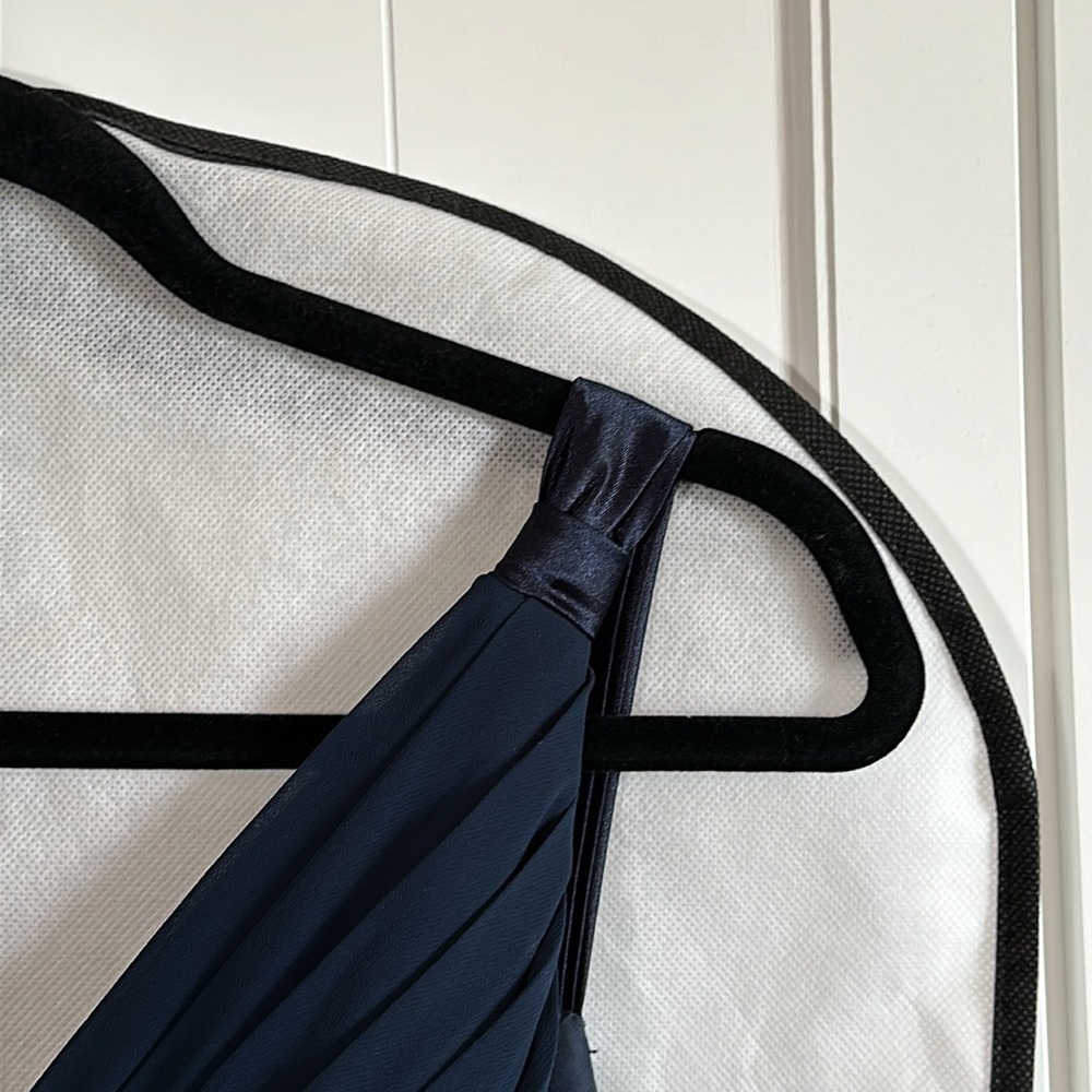 Azazie Navy Formal Dress - Size A6 - Picture 3 of 7